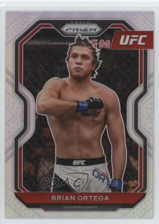 2021 Panini Prizm UFC Silver Prizm Brian Ortega #48 1ez8
