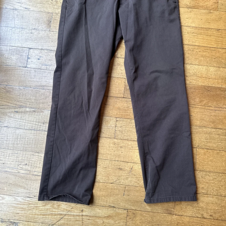 Pantalones Nike SB Para Hombre 32x30 Marrón Skateboarding Frente Plano FTM Street Foto 2 de 4