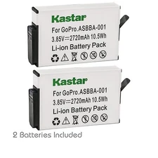 Kastar Battery for GoPro ASBBA-001 Battery Gopro Fusion 360-Degree Action Camera