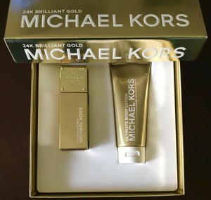 michael kors 24k brilliant gold gift set