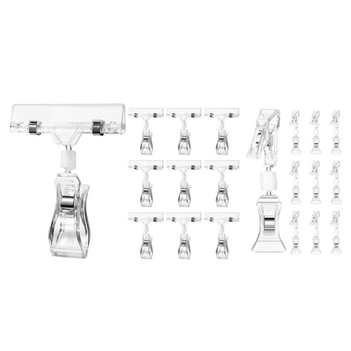 20 Stück Poster Display Clip Zubehör Ware Schild Anhänger Halter