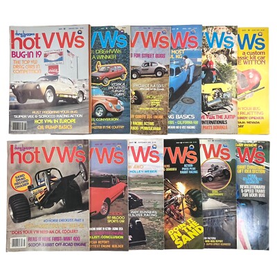 1978 Lot 12 DUNE BUGGIES and HOT VWs Volkswagen Magazines January - December
