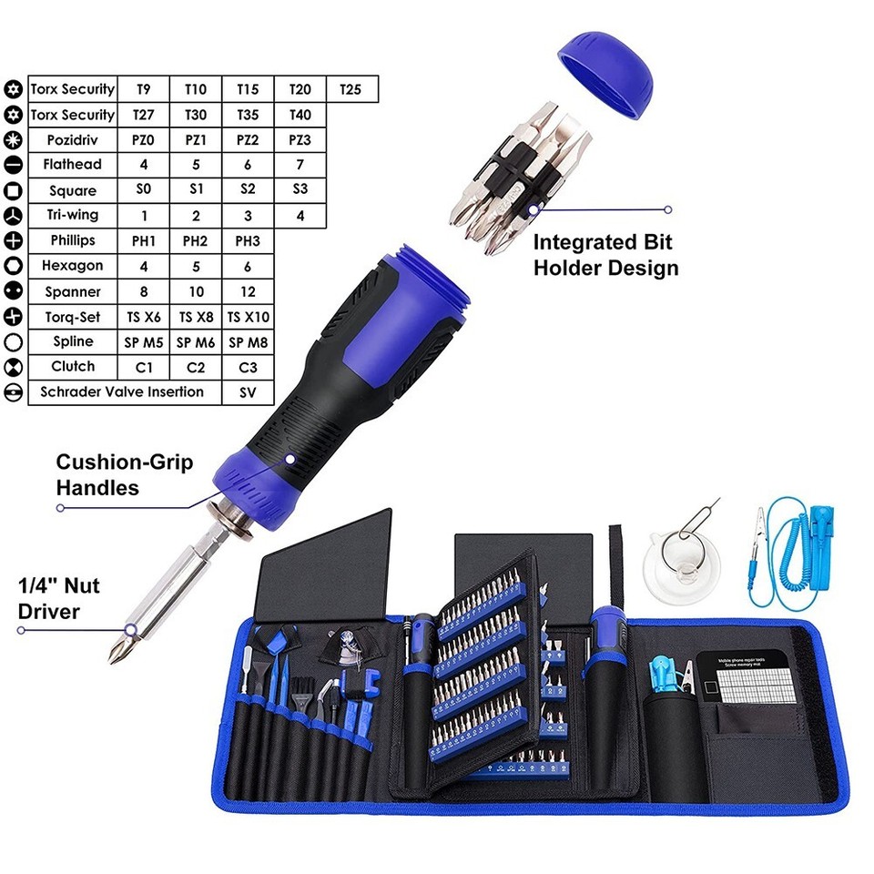 Essential Precision Screwdriver Set For Cell Phone Dust Removal Repair Tools eBay