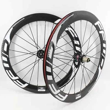 700C Road Full Carbon Bike Wheelset Tubular Clincher Tubeless Rim Disc Brake