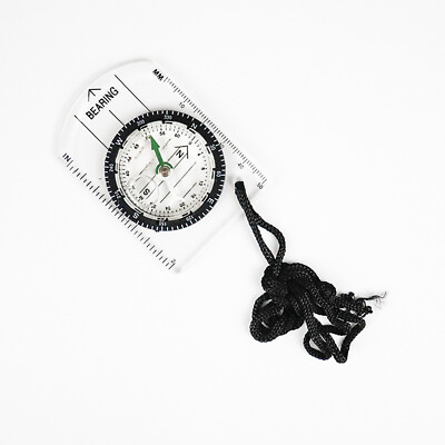 Outdoor Multifunctional High Transparent Portable Compass Scale With Map Life