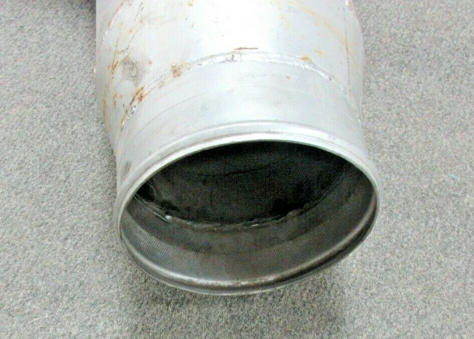 ESCAPE INOXIDABLE 6" REDUCIDO A 5" CON MEDIDOR FILTRO AIRE Foto 2 de 4