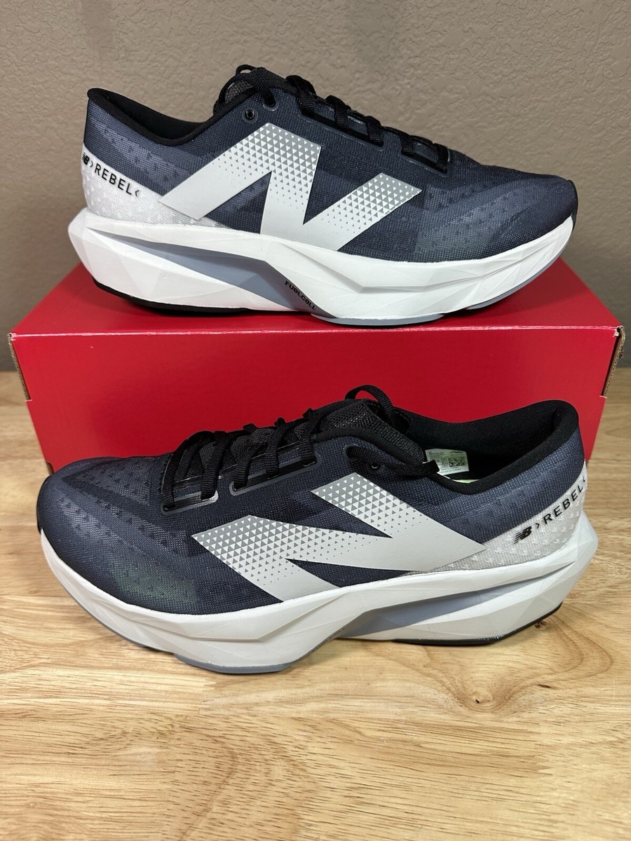 New Balance FuelCell Rebel v4 Shoes Mens Gaphite Black Grey  display picture 1