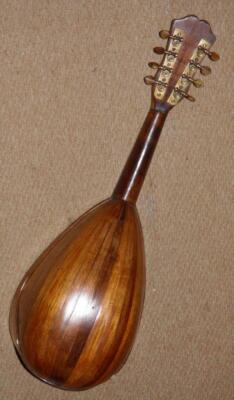 Antique 1890 Italian Bowl Back 8-String Mandolin By F. De Mureda