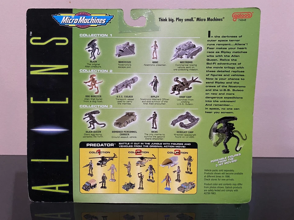Vintage Micro Machines Aliens Collection 1 - Image 2 of 2