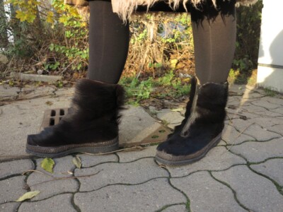 Winterschuhe Damen Vintage Ecosusi 40er Jahre Retro Vintage Oxford