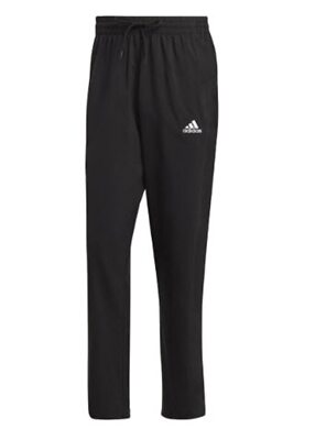 Adidas Men Stanford Open Pants Run Athletic Black Jogger GYM