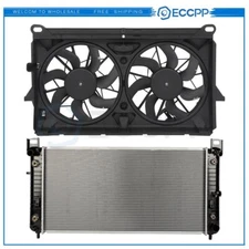 Radiator Cooling Fan Kit For 2007 2008-2013 Chevrolet Avalanche Silverado 1500
