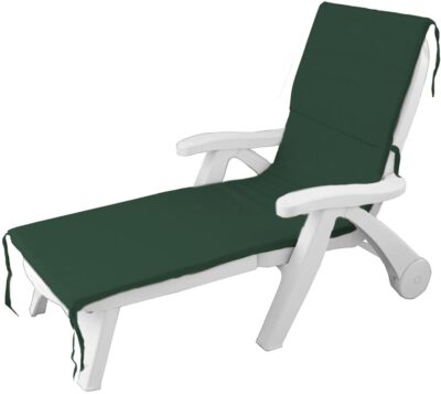 Cuscino per Lettino Prendisole materassino da Esterno Unito 60x190 cm  Color:verd