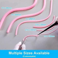 2PCS Vascular Microvascular Anastomosis Suture Practice Exercise Model Mult Size