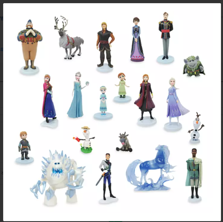 Disney Store] Frozen and Frozen 2 Mega Figure Set - 2020 - New | eBay