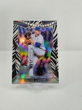 2019 PANINI PRIZM BASEBALL JACOB DEGROM #20 ZEBRA PRIZM REFACTOR #34/99