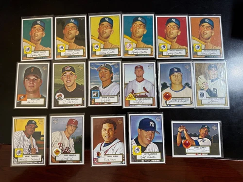 2006 TOPPS 52 ROOKIE EDITION BASEBALL COMPLETE MASTER BASE SET W/ SP'S & INSERTS