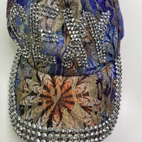 Summer Nollia Rhinestone Print Hat Flower Baseball Womens Cap Casual Peaked Cap