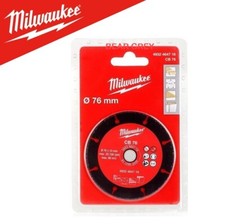 Milwaukee 76mm Carbide Blade Cut Off Cutting Disc Plaster Wood Plastic M12FCOT