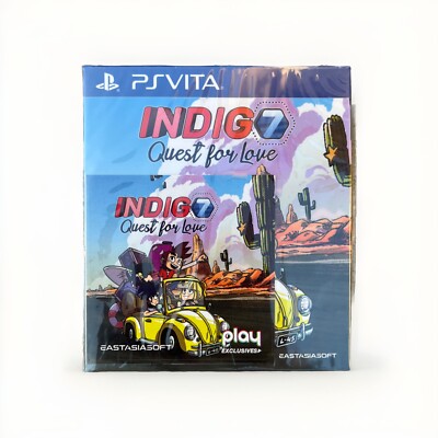 INDIGO 7 : QUEST FOR LOVE [LIMITED EDITION] - PlayStation Vita, Brand New