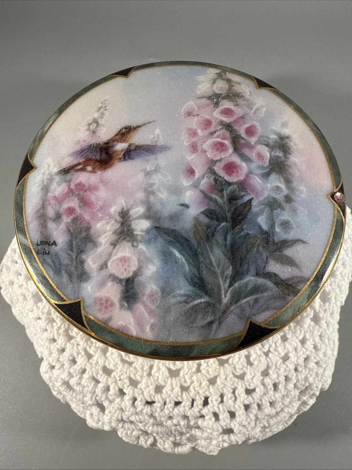 Lena Liu Gems Of Nature The Rufous Hummingbird 1994 Ardleigh-Elliott Music Box 