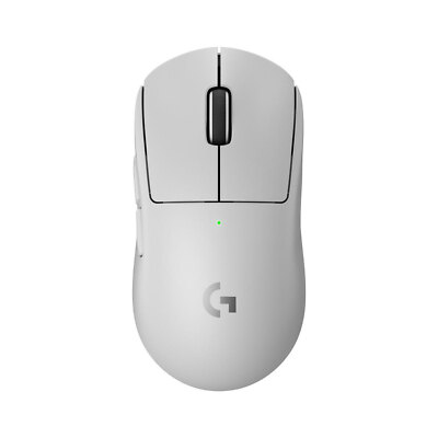 Logitech G PRO X 2 Light White Gaming-Maus wireless Mouse Optisch Programmierbar