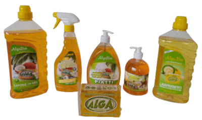 ALGA SAPONE ECOLOGICO 2 SAPONE IN GEL DA 1250 ML 2 SGRASSATORI E 1, Sapone Alga - Foto 8