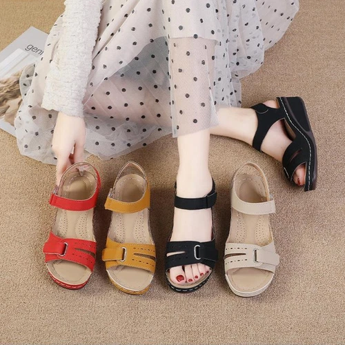 Women Sandals Anti-slip Summer Casual Orthopedic Open Toe Flats Beach Shoes Size - Bild 3 von 16