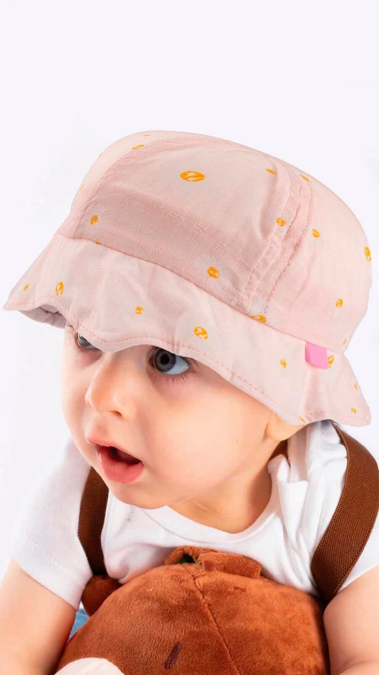 Sombrero estampado para bebés, sombrero de verano Fedora para niños para 4-8 años, gorra cubo para bebé niño Foto 4 de 4