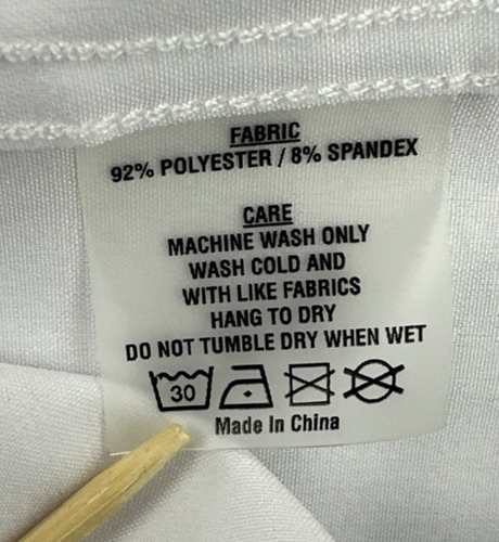State & Liberty Dress Shirt Mens 42 White Stretch Performance French Cuff Logo - 第 10/11 張圖片
