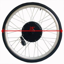 Kit De Conversion Vélo électrique 1000W - 29 Pouces - Frein Moteur Récupératif - Alu