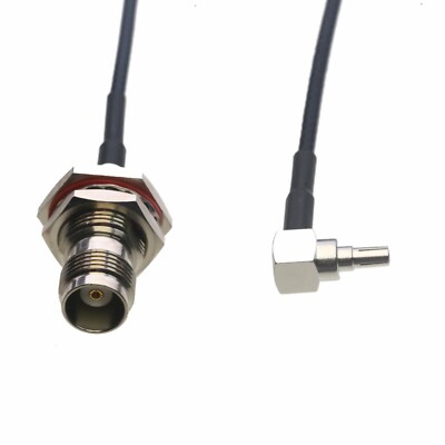 RF Cable TNC female nut bulkhead to CRC9 male RA RG316 6''~10FT 3G/4G huawei ZTE
