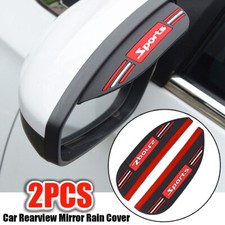 1Pair Car Rear View Side Mirror Rain Board Eyebrow Guard Sun Visor Shield Shade