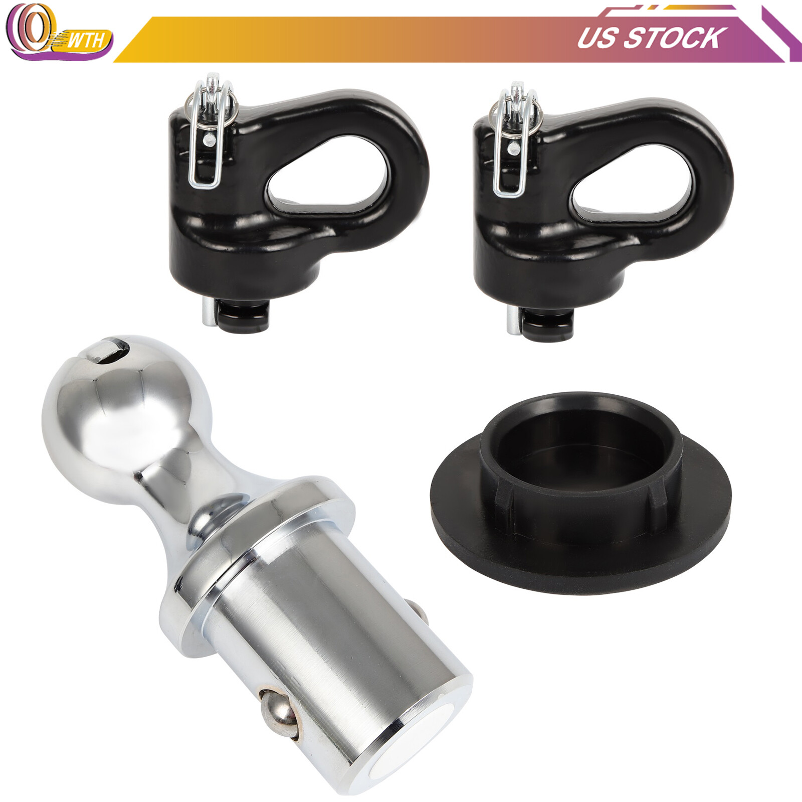 60639 Gooseneck Trailer Hitch Ball Kit Puck System 2-5/16