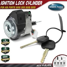 Ignition Lock Cylinder Zinc Zamak 5 w/ 2 Keys for Kia Forte 2010-2013 2.0L 2.4L