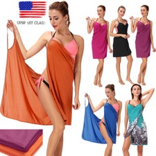 Sexy Women's Summer Swimsuit Bikini Cover Up Beach Sarong Wrap Dress Holiday Hot
