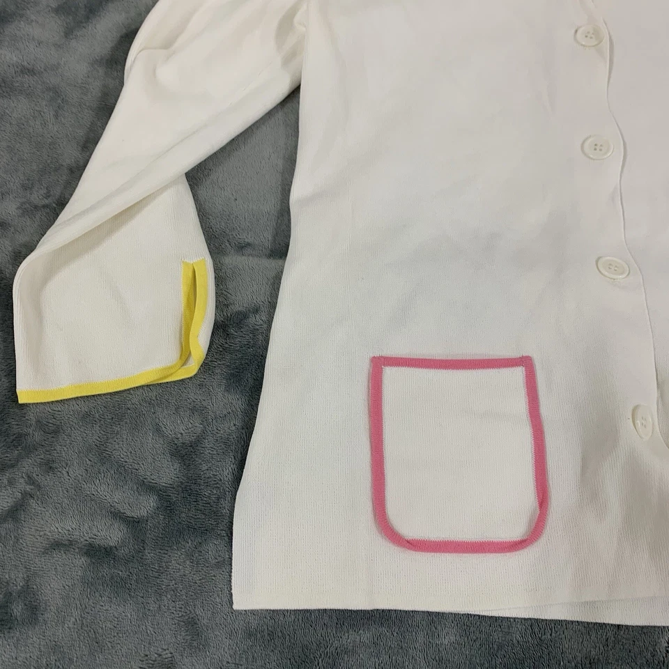 Suéter Cárdigan Spencer Jeremy Multicolor Borde Botón Frontal Talla M Foto 3 de 4