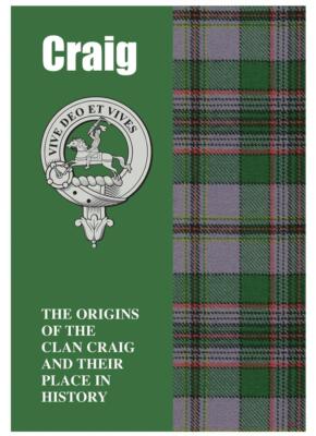 Craig Ancestry Scottish Origins of the Clan History Booklet Scottish Gift