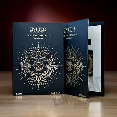 Initio Paris Oud For Greatness Sprayable Perfume Parfum EDP Samples 1.5ml X 2pcs