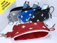 Asthma Inhaler Case, Inhaler Holder, Clip-on Inhaler Zipper Pouch