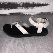 Teva Original Sandal Women’s Size 11 Leather Metallic Sandals 1007550 Comfort