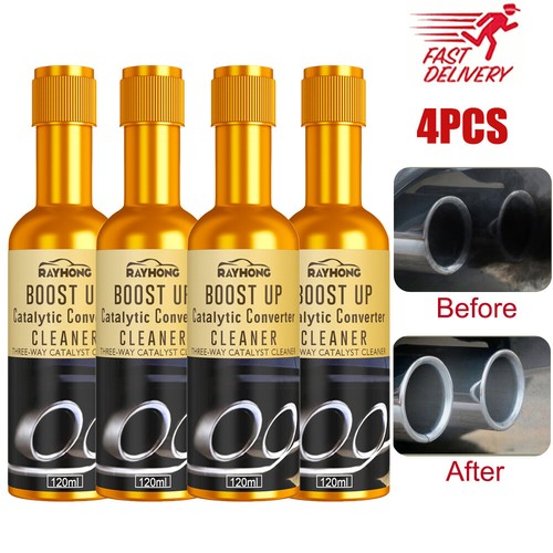 4Pcs Boost Up Vehicle Engine Catalytic Converter Cleaner Multipurpose Cleaning