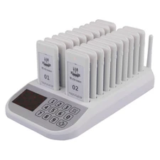 Touch Panel Wireless Calling System Restaurant Guest Queue Pager System Bar