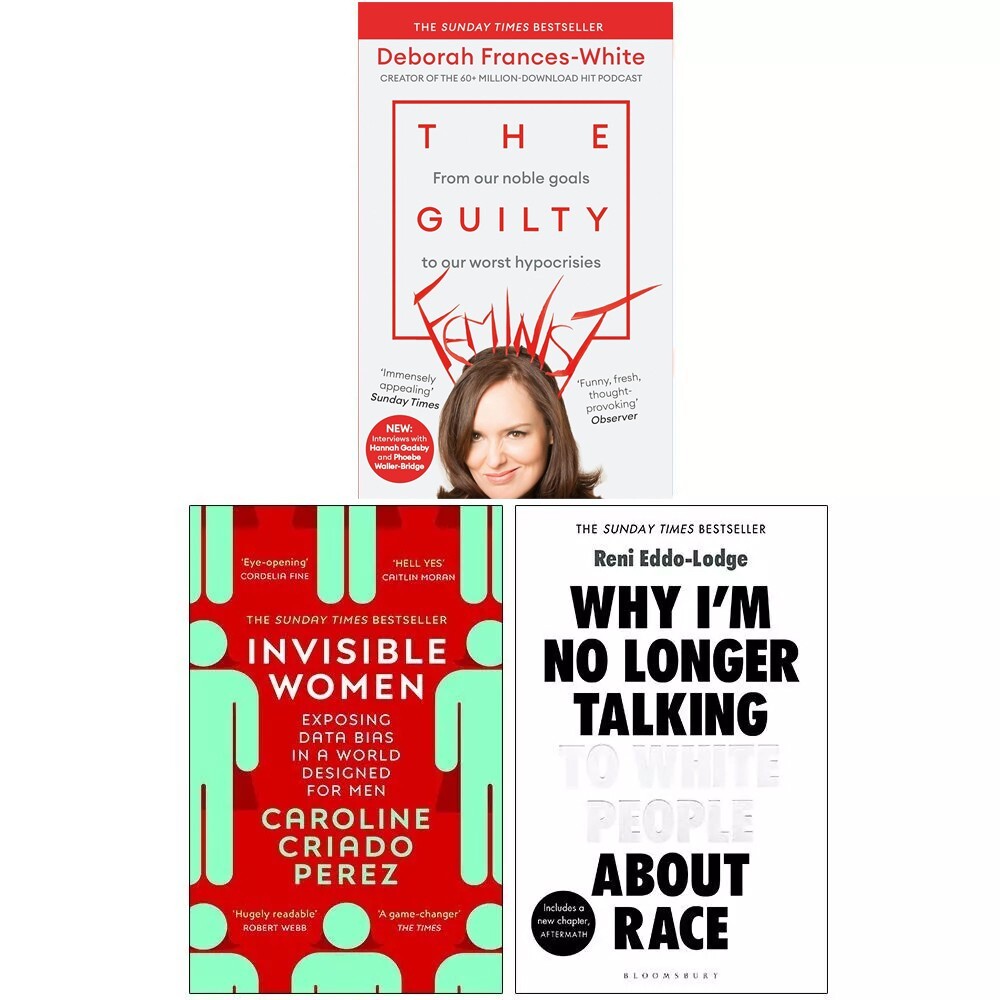 Guilty Feminist Deborah Frances, Invisible Women, Why I’m No Longer 3 Books Set