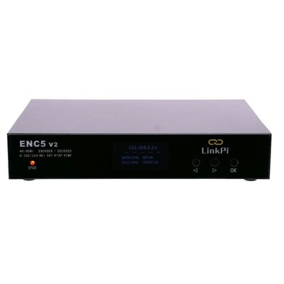 LinkPi ENC5-V2 5-Channel 4K HDMI Encoder Video Decoder SRT NDI RTMP HD Live