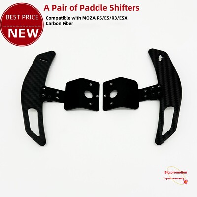 Simplayer Carbon Fiber Adjustable Paddle Shifters Kit (Type A) for MOZA R5 R3