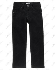 NWT Gymboree Boys Black Corduroy Pants Size 4 Slim
