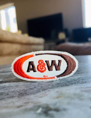 Vintage Uniform Patch A&W Root Beer Unused 1960 s