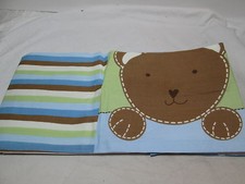 Wishes Kisses of Sandra Magsamen BEARY CUTE Window Valance 60x10 Blue, Green