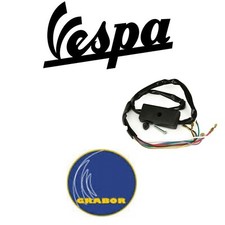 INTERRUTTORE COMMUTATORE DEVIO-FRECCE GRABOR PER VESPA PX 125-150-200 1 SERIE